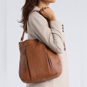 AIMEE LOW KEY LUXE HOBO BAG- EUC